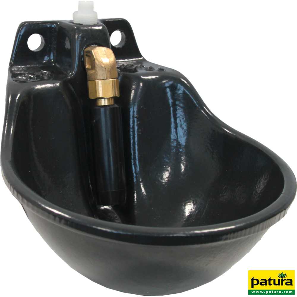 Rohrventil-Becken Mod. Ideal-K kunststoffbeschichtete Gussschale
