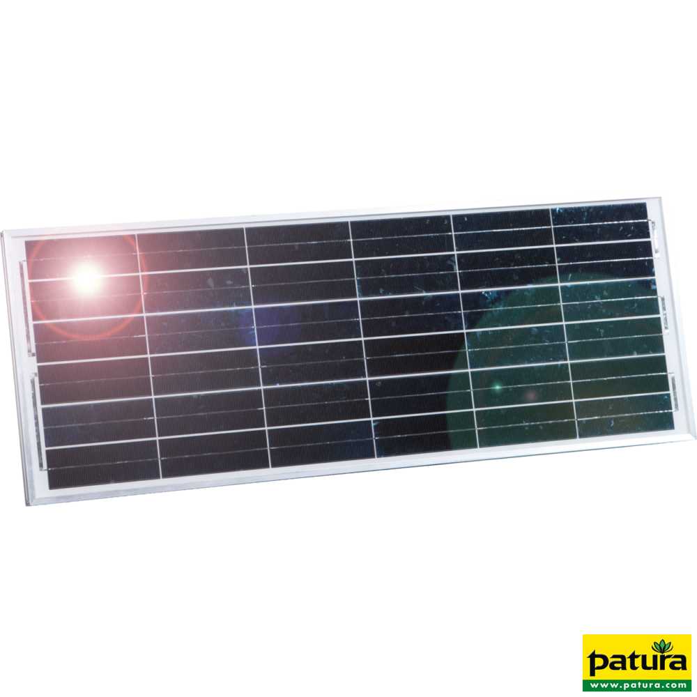 Solarmodul 40 Watt, mit Universalhalter