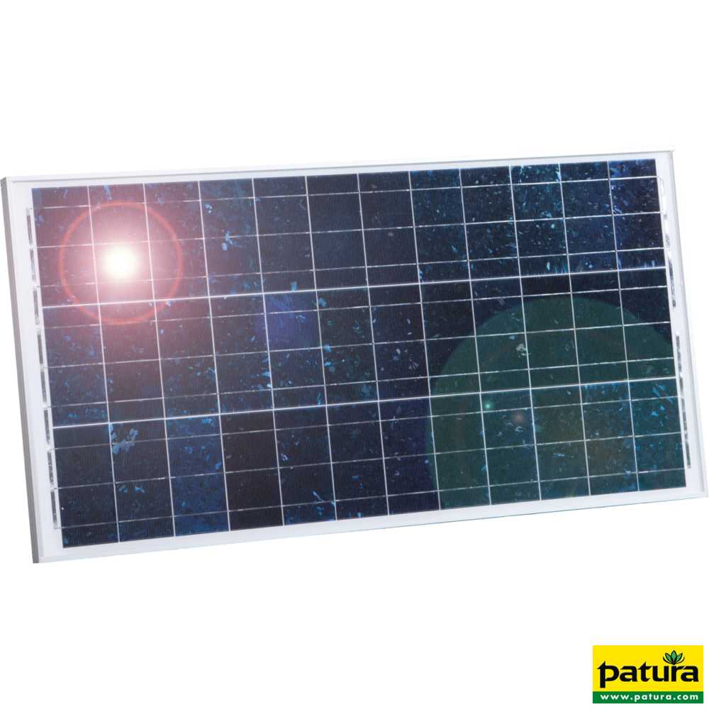 Solarmodul 65 Watt, mit Universalhalter