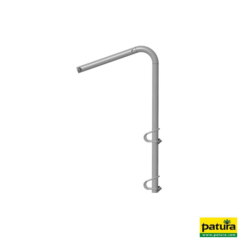 Verschlussbügel inkl. Kreuzbügel, offen 34 mm x 34 mm für Kälber Fress- und Tränkestand