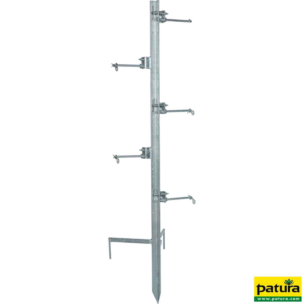 Compact-Montagepfahl, für bis zu 5 Haspeln (Ref. 115111)